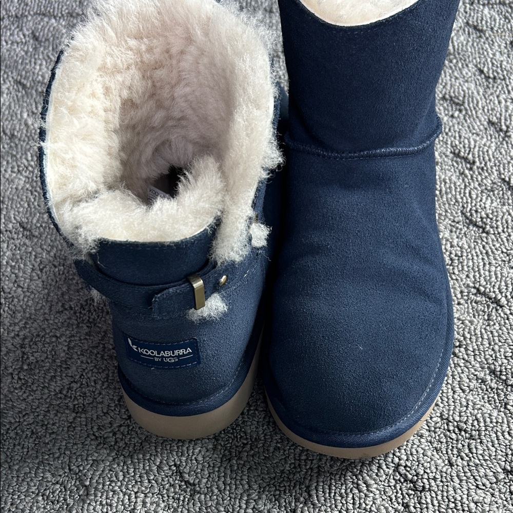Koolaburra Navy Winter Boots